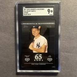 2007 Topps Moments & Milestones #166 #20/29 Mickey Mantle. Negotiable 