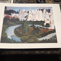 Disney Art Lithograph 