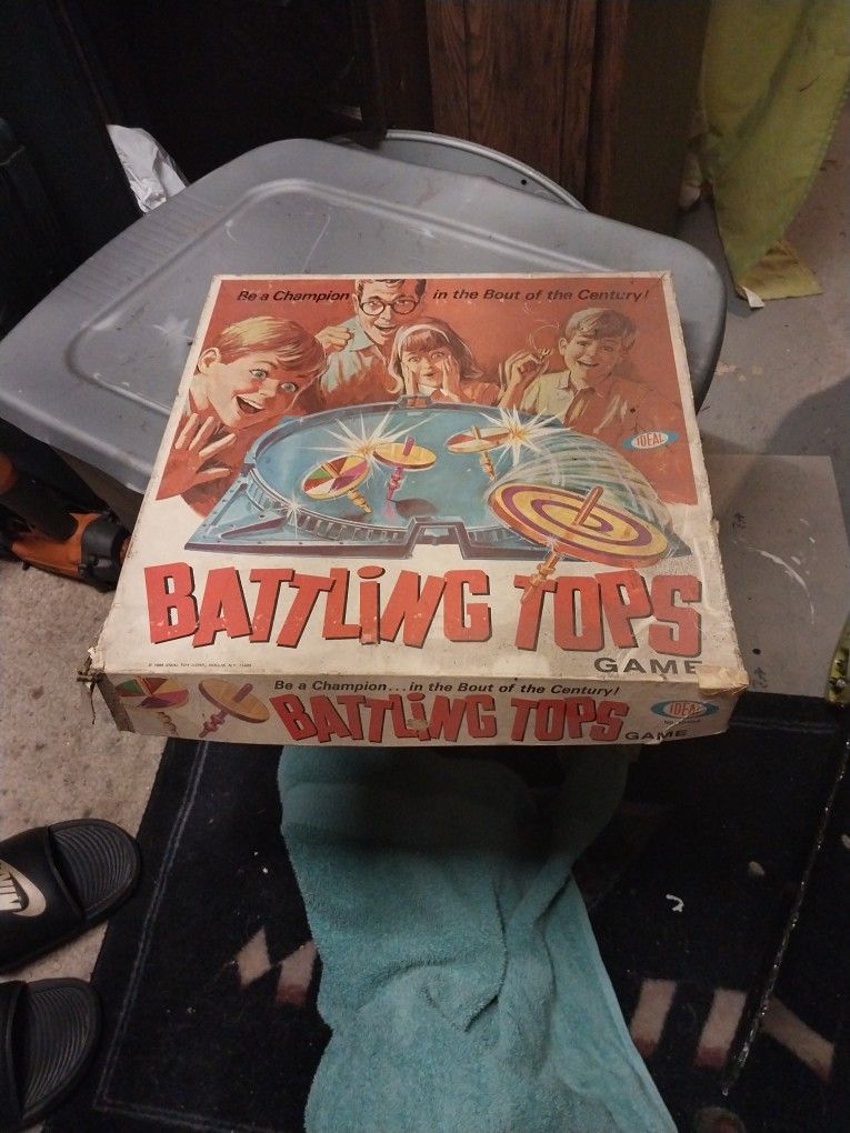 1969 Battling Tops Vintage Game