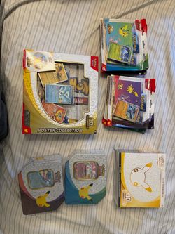 Pokemon 30th etb poster tins tech stickers