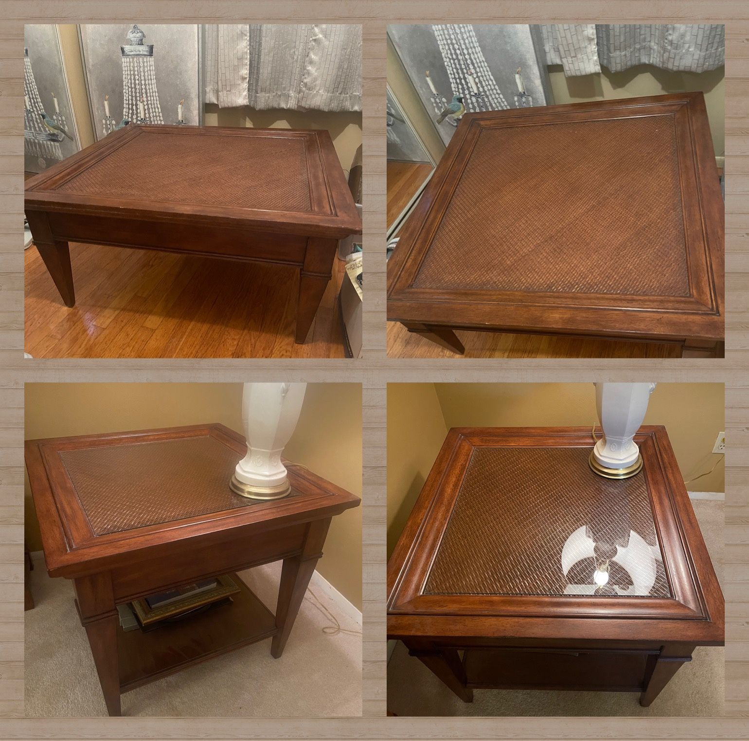 Lane Square Cocktail and End Table Set