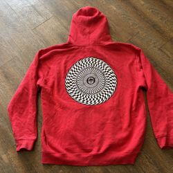 Spitfire Red Skateboarding Hoodie