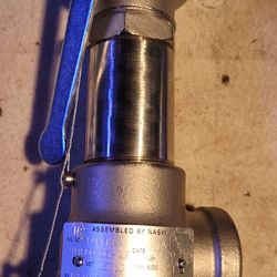 Safety Valve 911BDDM06-AJE - .75" x 1" - Packed Lever Kunkle