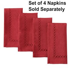 Newbridge Square Fabric Napkins, Set Of 4