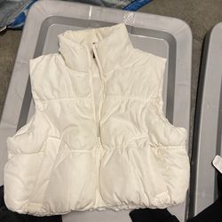 cropped snow vest