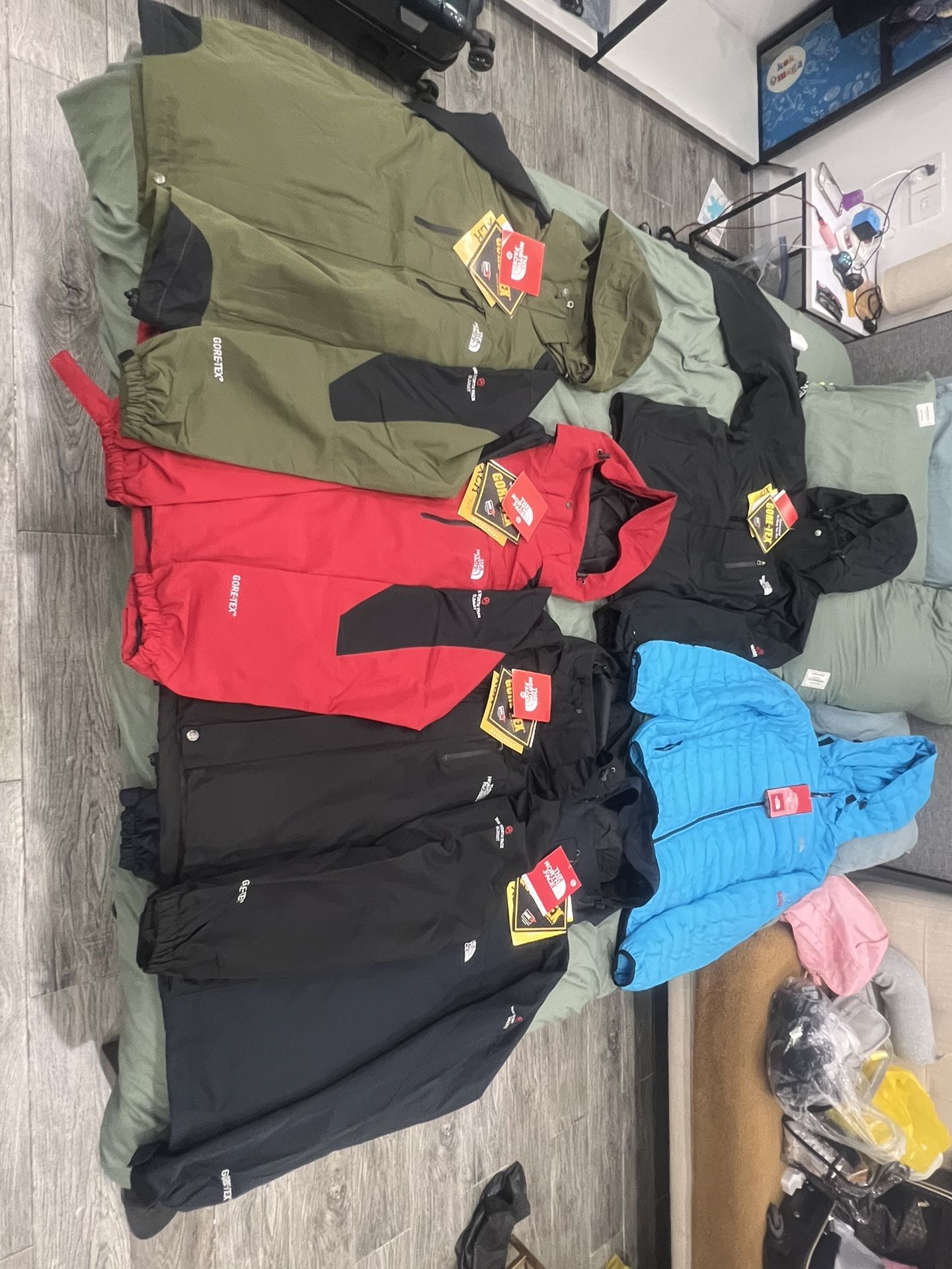 North face Jackets + Backpacks