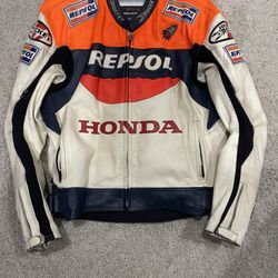 Repsol Leather Riding Jacket