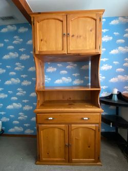 Knotty Pine cabinet, custom built