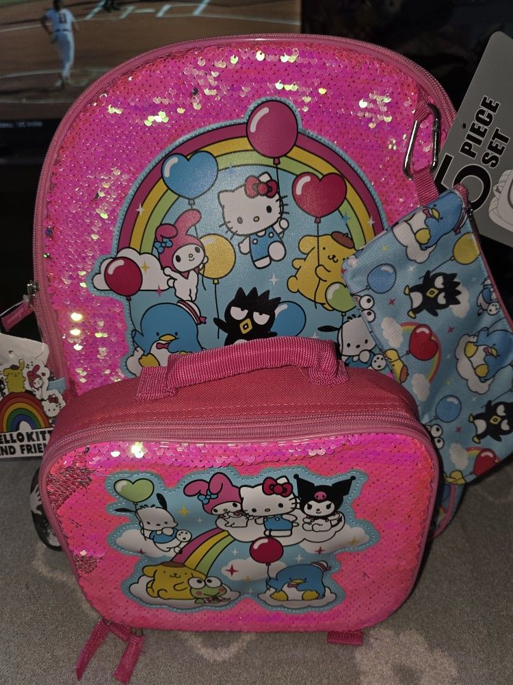 Hello Kitty 5pc Backpack