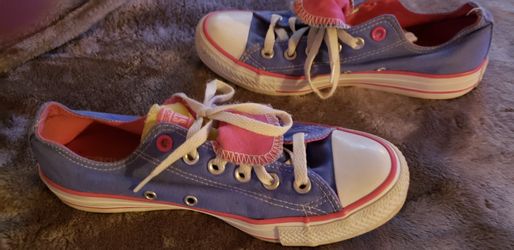 Converse all star double tounge excellent condition size 7
