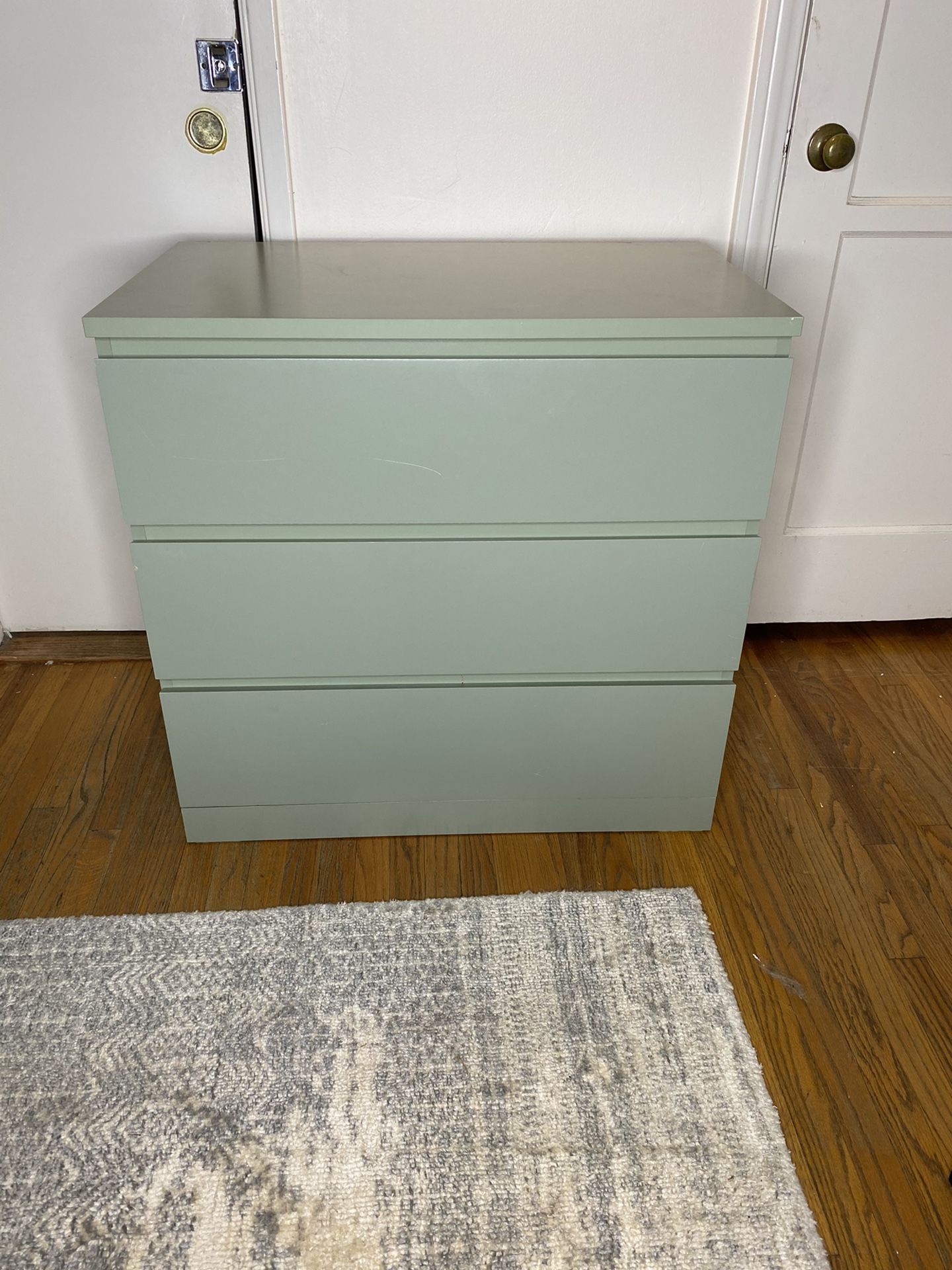 IKEA mint 3 drawer dresser