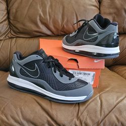 New Men's Nike Air Max 360 Low Cool Grey Black White Size 10