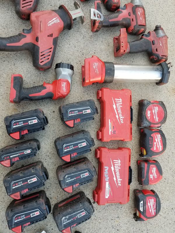 Milwaukee power tools and batteries for Sale in El Cajon, CA OfferUp