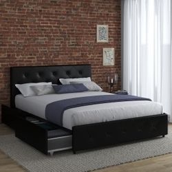 Full Size Caption Style Bed Frame
