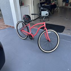 Pink,Road Mountain Bike/ Helmet 