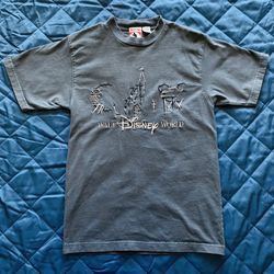 VTG 1990s Walt Disney World Charcoal Short Sleeve Tee Size S/M
