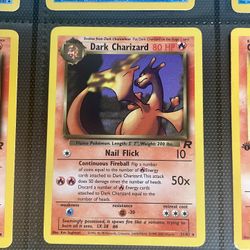 Charizard Rocket Pokemon Card