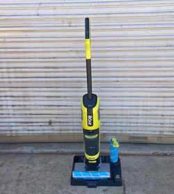 RYOBI ONE+ 18V Cordless HP Swiftclean Wet Dry Stick Mop Kit with Battery and Charger