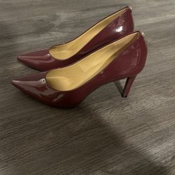 Michael Kors heels, maroon color, size 10