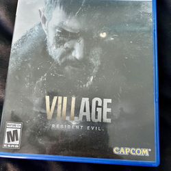 LIKE NEW RESIDENT EVIL THE VILLAGE PLAYSTATION 5 VIDEO GAME