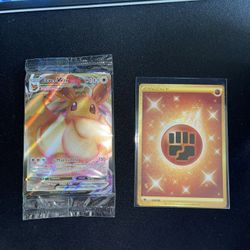 Gold Fighting Energy Pokémon card