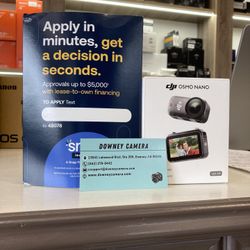 DJI Osmo Nano 128GB (Located In Downey, CA)