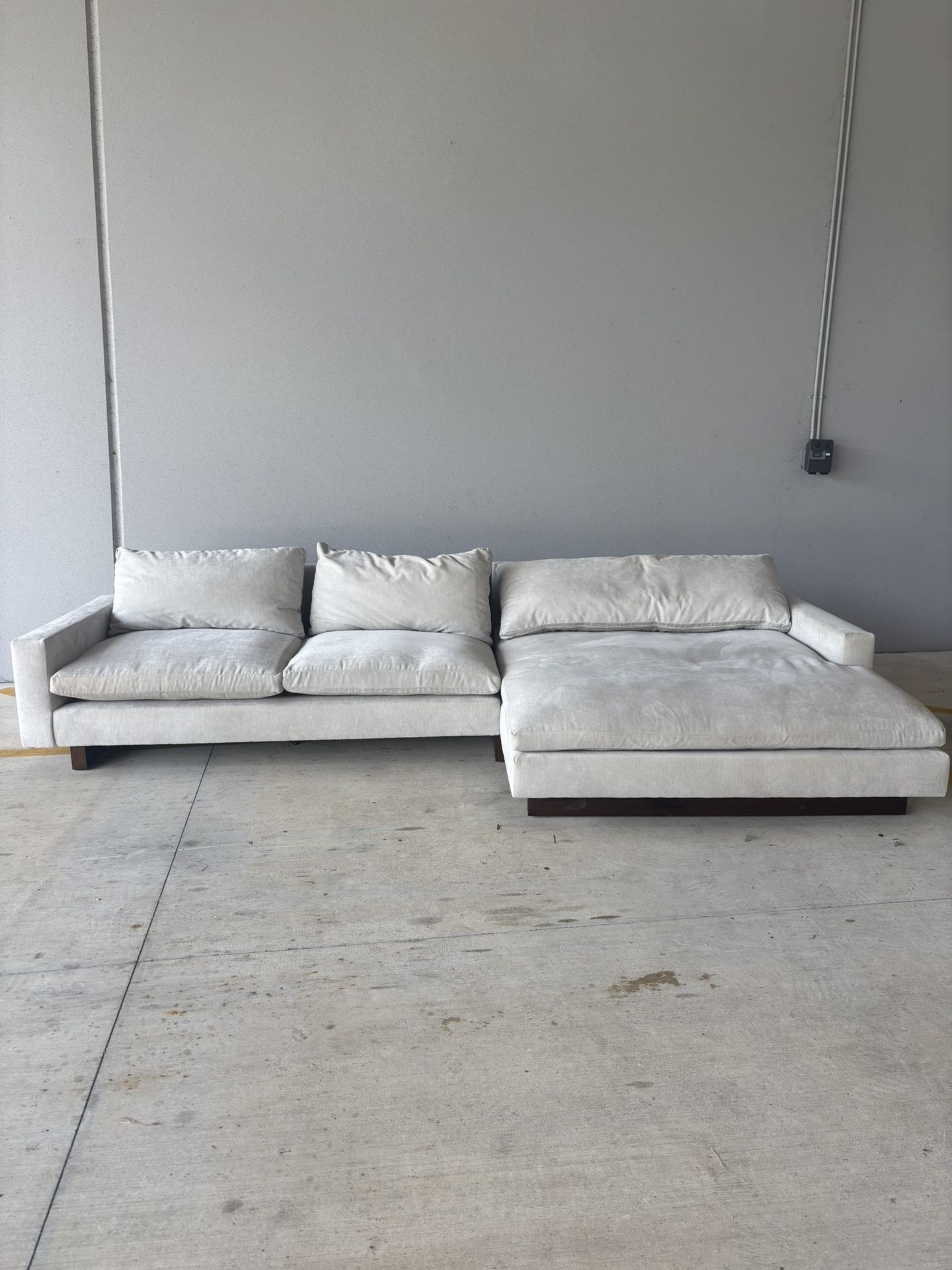 Gray Sectional Couch By Harmony