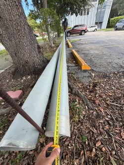 2 Heavy Duty Fiberglass Poles – 22.5 ft Each – $300 OBO