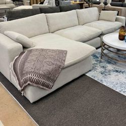 ELYZA 3 PIECE  CORNER SECTIONAL WITH CHAISE