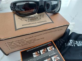 GENUINE HARLEY DAVISON MOTORCYCLE GOGGLES