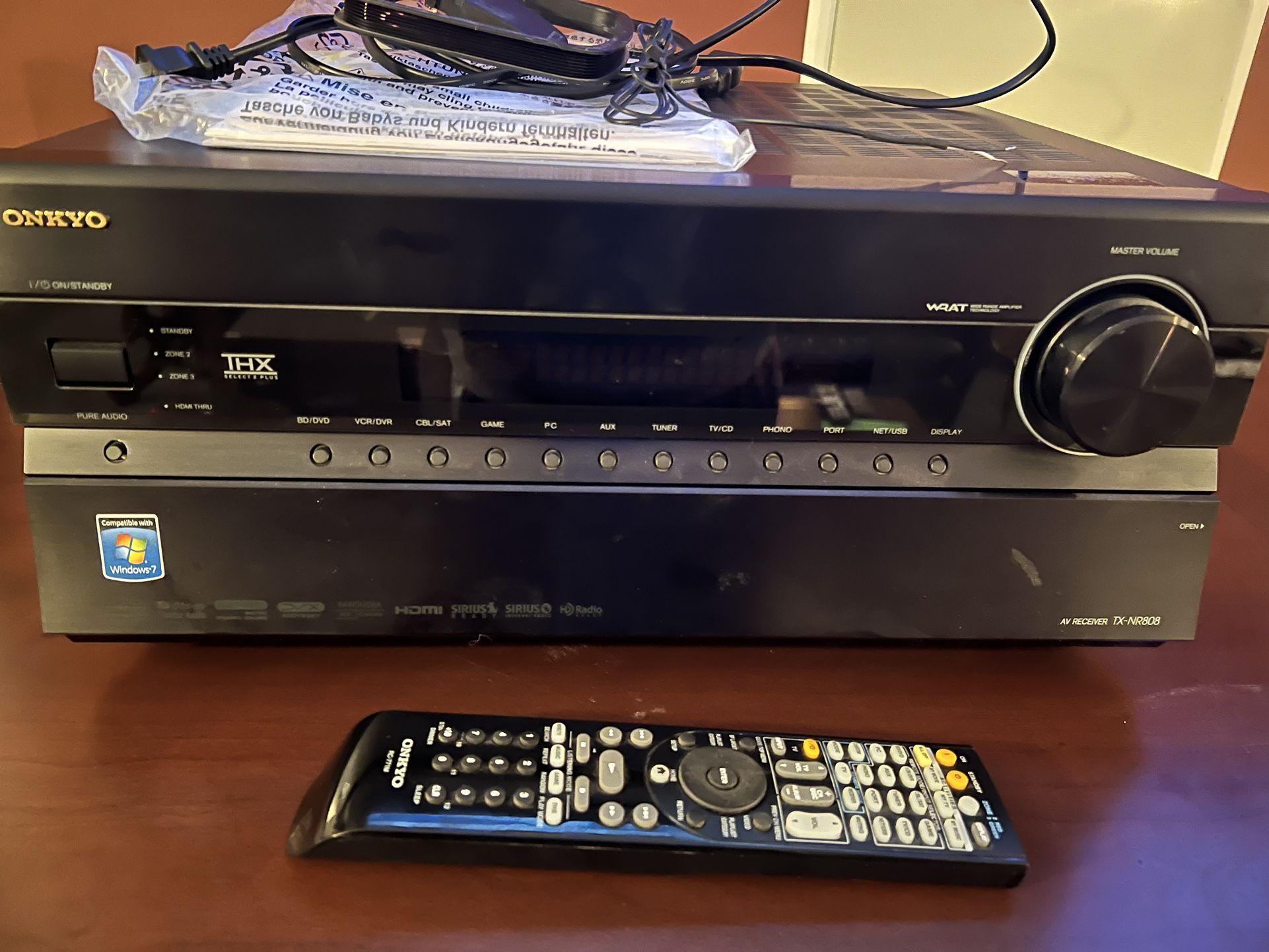 Onkyo TX-NR808 AV Receiver