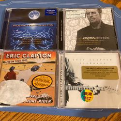 Lot of 4 Eric Clapton CDs Néw and sealed