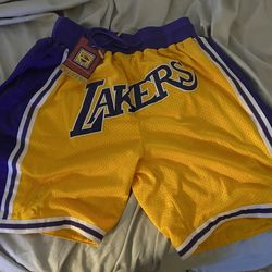 Lakers Shorts  Size Medium