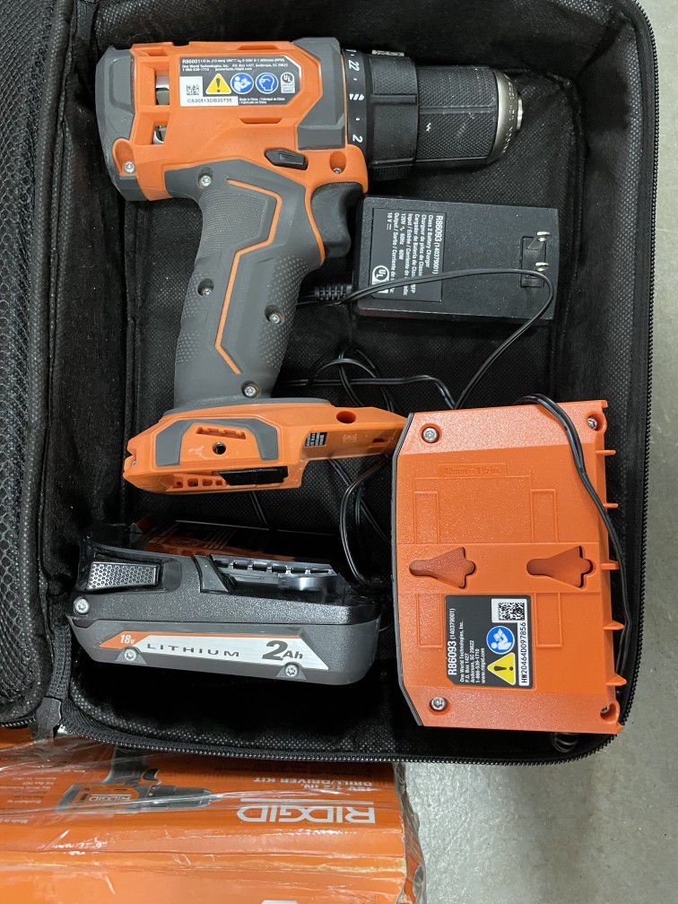 18V Cordless 1/2 in. Drill/Driver Kit with (1) 2.0 Ah Battery and Charger