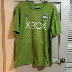 Mens Seattle Sounders Xbox T-shirt Dempsey Number 2 Adidas Size XL