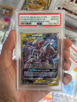 PSA 10 Mew Mewtwo Tag Team