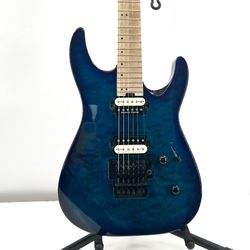 Jackson Soloist Pro Electric Guitar Blue/black With Hard Case - Good 