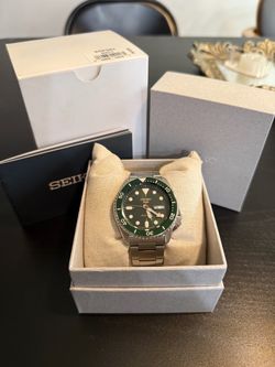 Seiko Automatic 5 Sport Watch - Green
