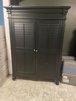 Black Computer cabinet/office desk/storage