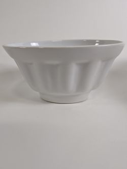 T.G. Green Ltd. White Fluted Ceramic Pudding Basin Mixing Bowl