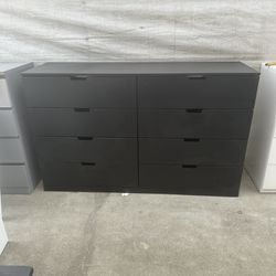 Black IKEA NORDLI Dresser 