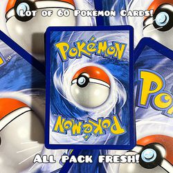 Pokémon Cards | 60-PC PACK FRESH Lot Of Assorted Scarlet & Violet Era Cards! 2023-2024 [Great For Beginners And Kids!]
