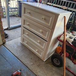 Free Dresser.  Needs Middle White Wood Trim That Feel Off. Still Functional As Is. 