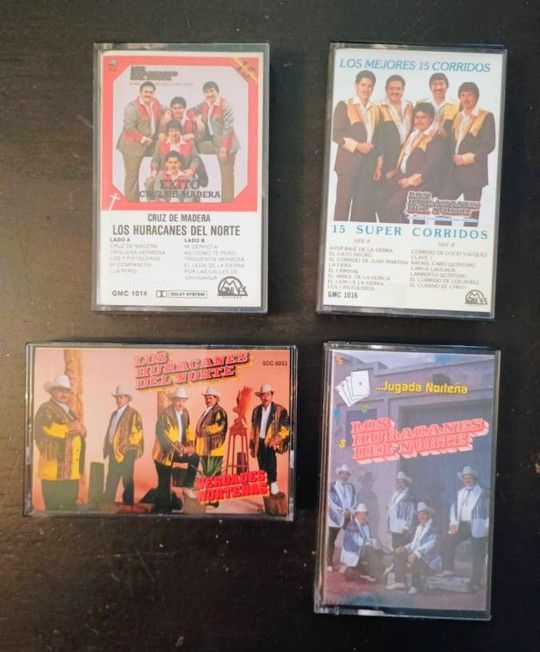 Los Huracanes Del Norte Cassette Lot