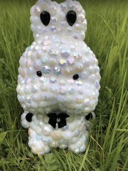 Bunny out of beads