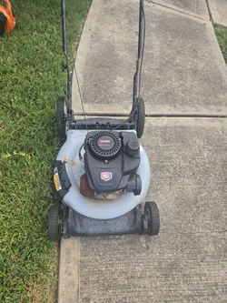 Pick non working  lawnmower  for free