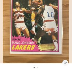 Topps 21 Magic Johnson Trading Cards