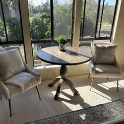 Two Chairs & Table 