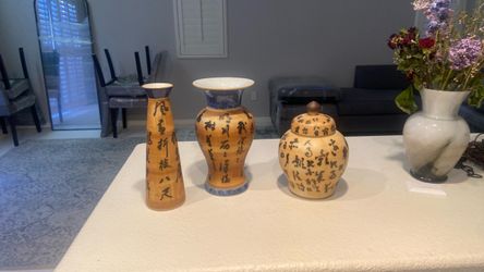 Entire antique vase set!