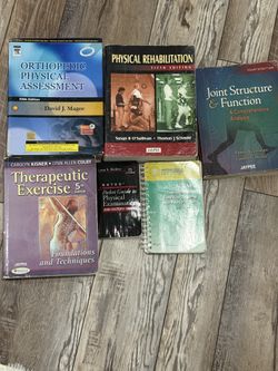 Physical Therapy & Medical Textbooks - 6 Book Lot